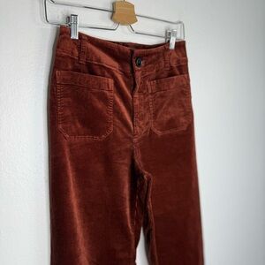 Anthropology Maeve The Colette Cropped Wide-Leg Pants Corduroy Edition (28)